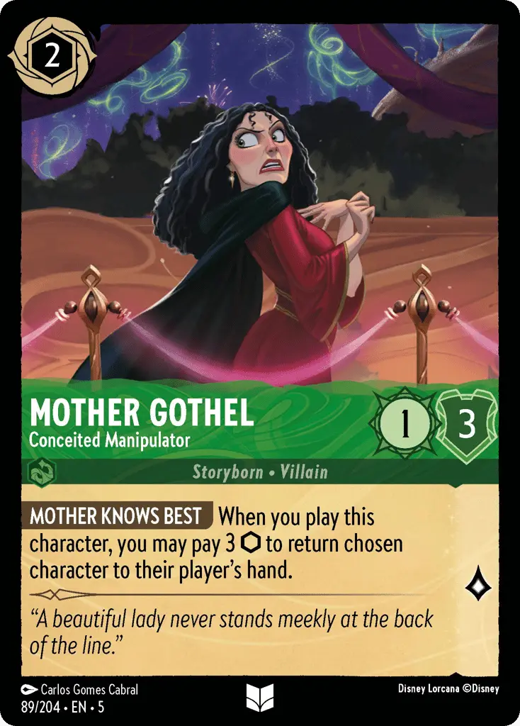 Mother Gothel - Conceited Manipulator