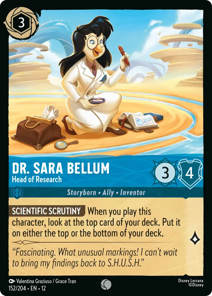 Dr. Sara Bellum - Head of Research