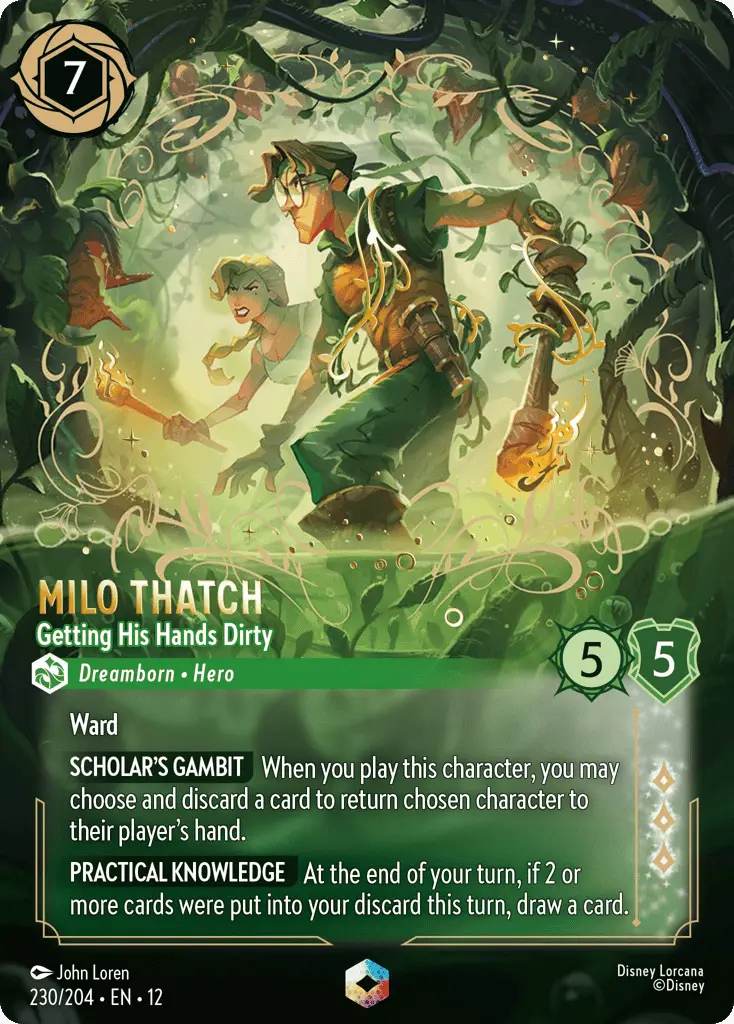Milo Thatch - Getting His Hands Dirty