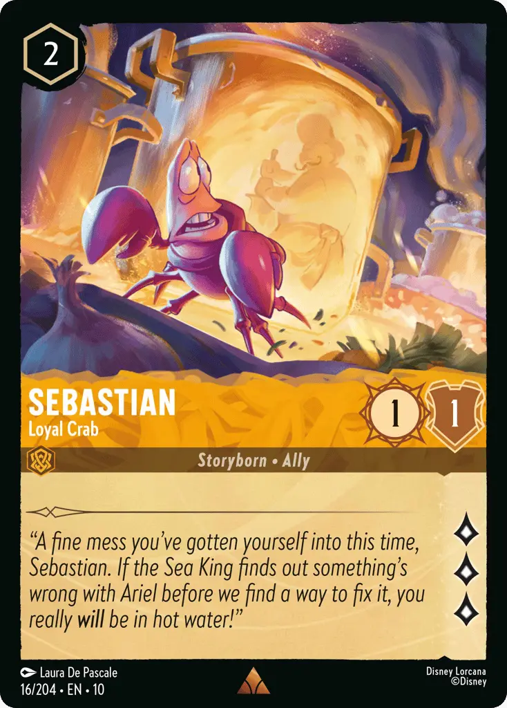 Sebastian - Loyal Crab