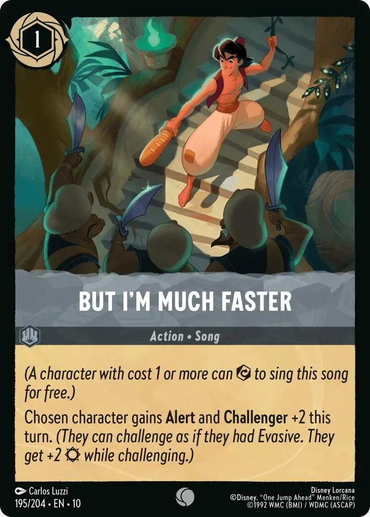 But I'm Much Faster