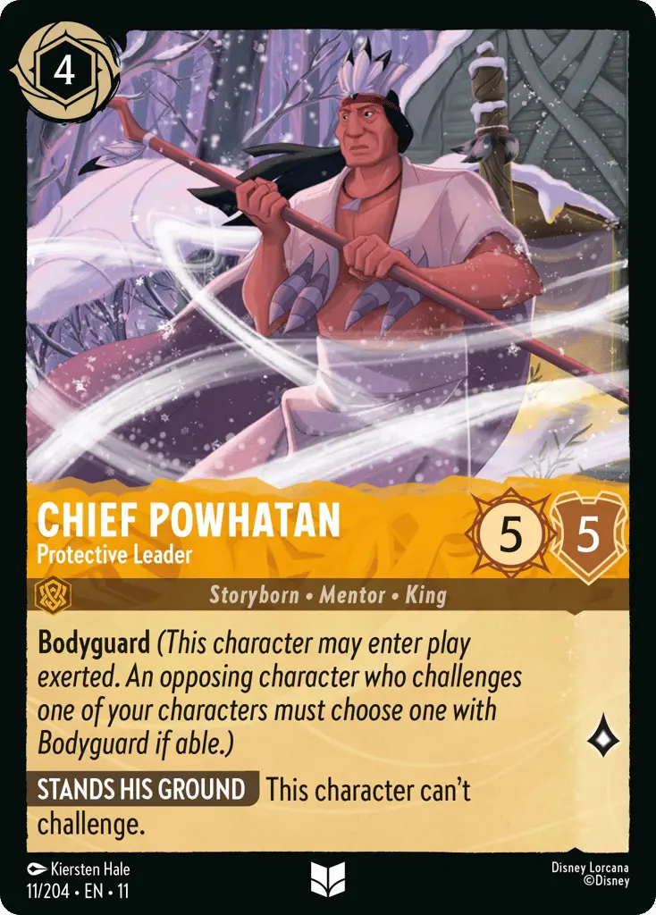 Chief Powhatan - Protective Leader
