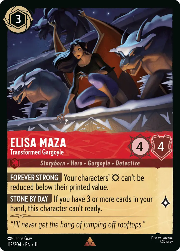 Elisa Maza - Transformed Gargoyle