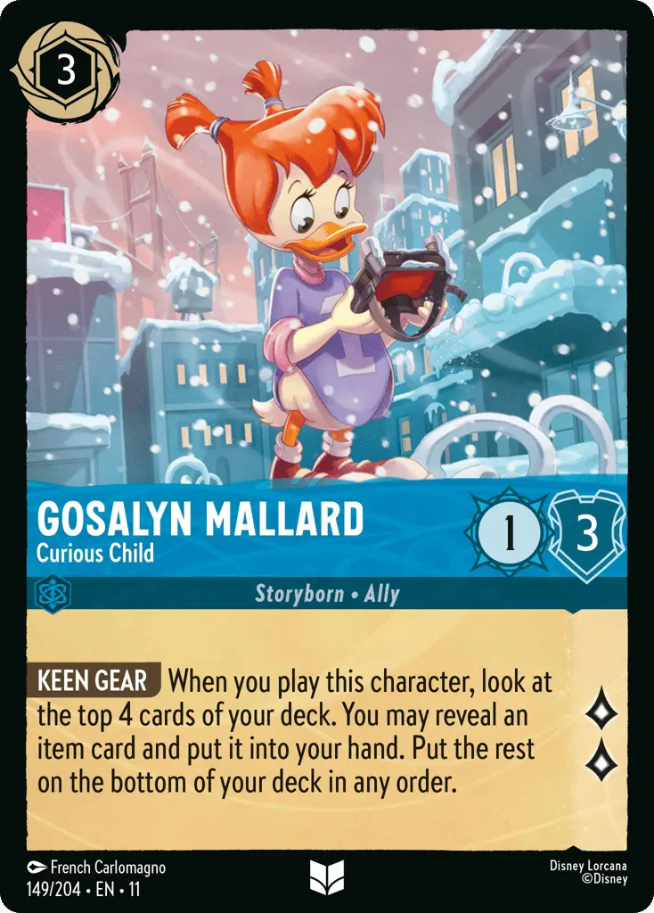 Gosalyn Mallard - Curious Child