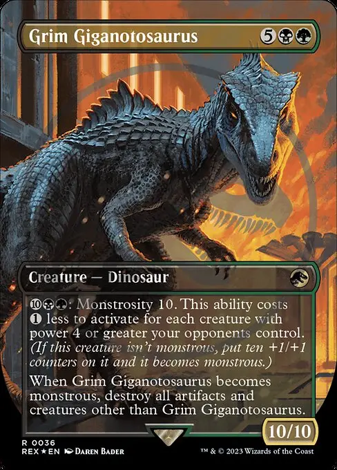 Grim Giganotosaurus [Foil]