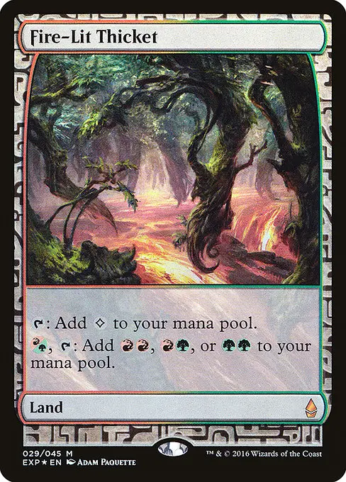 Fire-Lit Thicket [Foil]