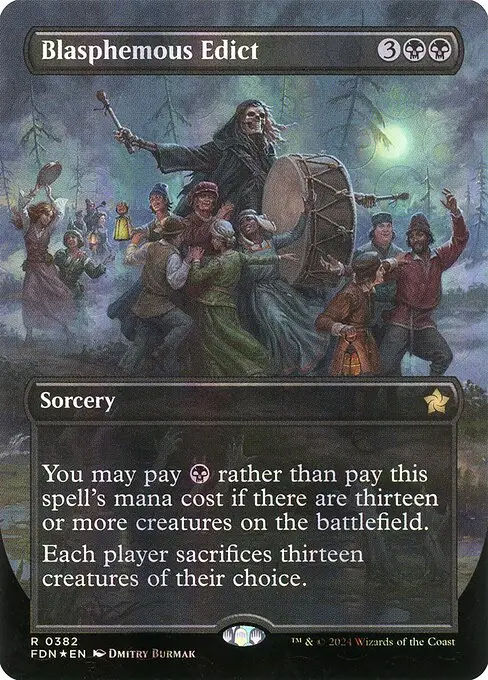 Blasphemous Edict [Foil]