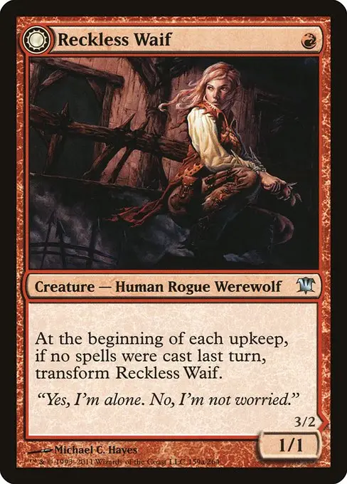 Reckless Waif // Merciless Predator [Foil]