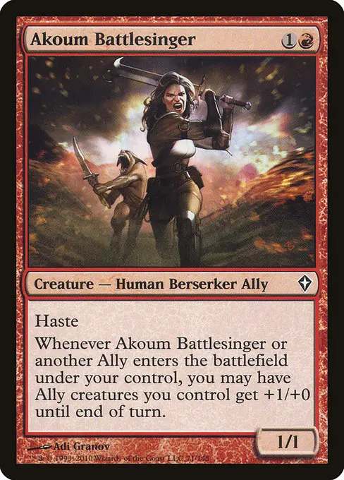 Akoum Battlesinger [Foil]