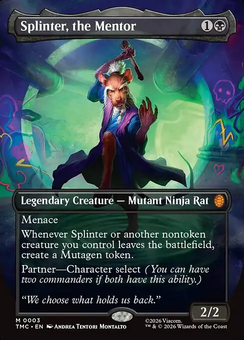 Splinter, the Mentor