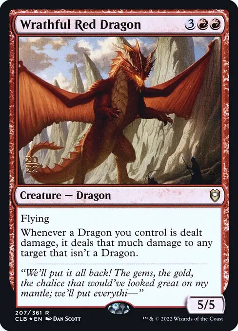 Wrathful Red Dragon [Foil]
