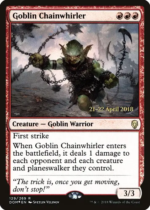 Goblin Chainwhirler [Foil]