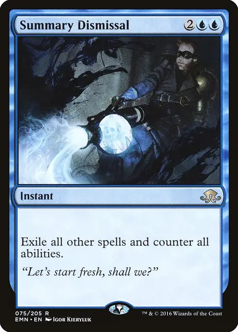 Summary Dismissal [Foil]