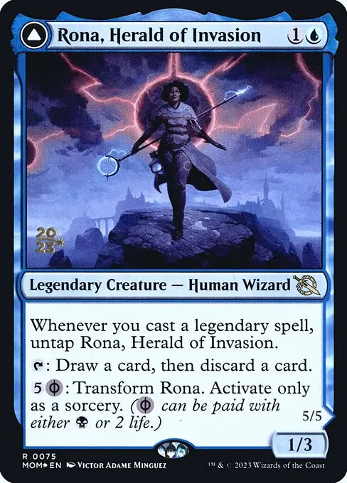 Rona, Herald of Invasion // Rona, Tolarian Obliterator [Foil]