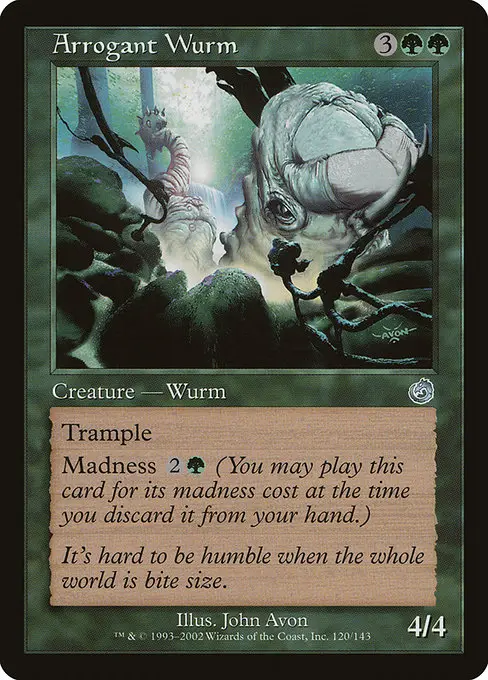 Arrogant Wurm [Foil]