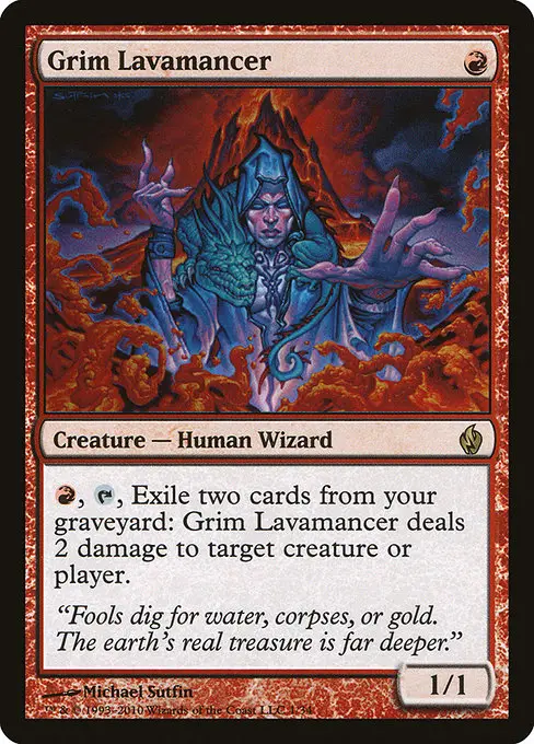 Grim Lavamancer [Foil]