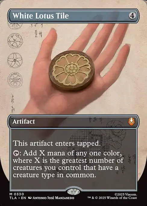 White Lotus Tile [Foil]