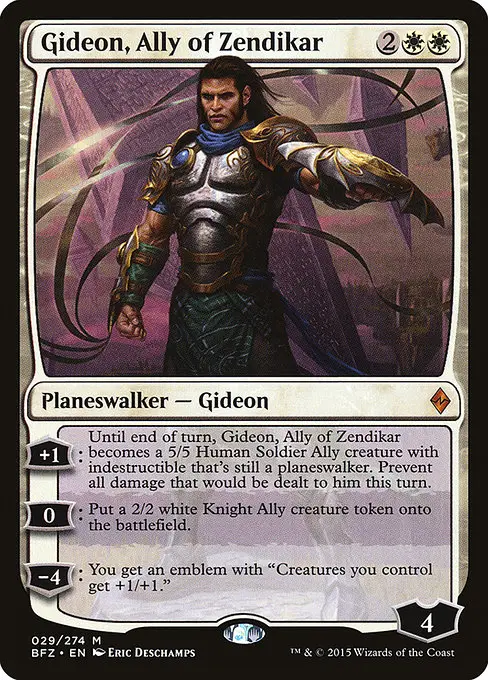Gideon, Ally of Zendikar [Foil]