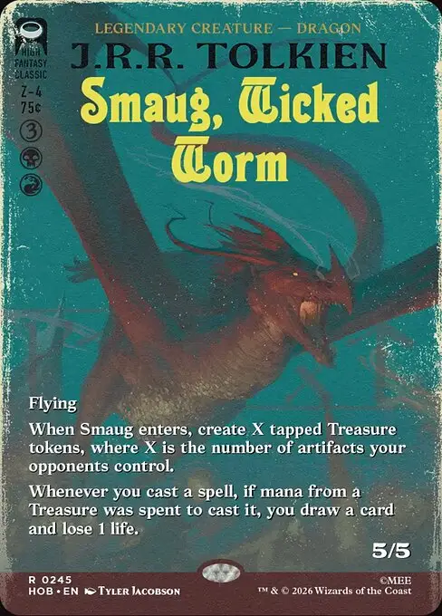 Smaug, Wicked Worm [Foil]