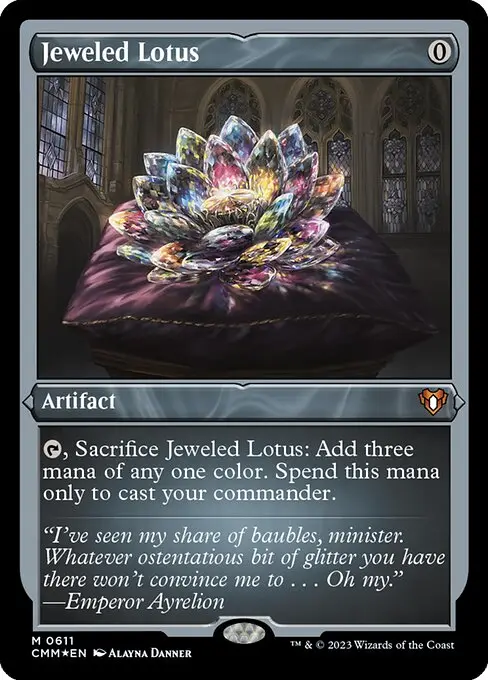 Jeweled Lotus [Etched]