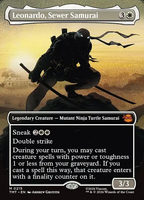Leonardo, Sewer Samurai [Foil]