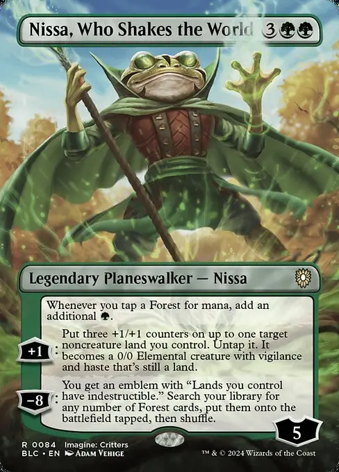Nissa, Who Shakes the World [Foil]