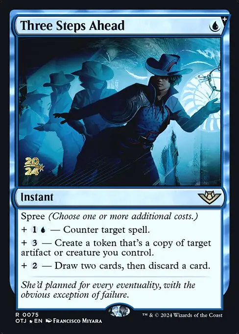Three Steps Ahead [Foil]