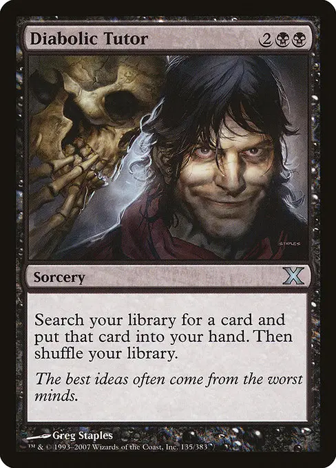 Diabolic Tutor [Foil]