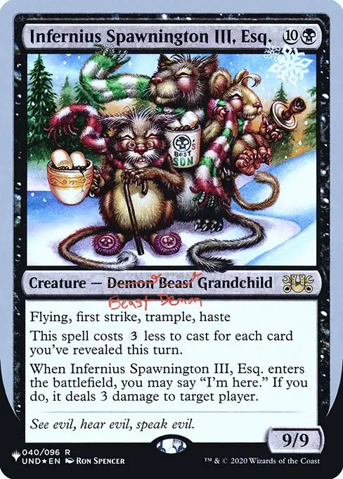 Infernius Spawnington III, Esq. [Foil]