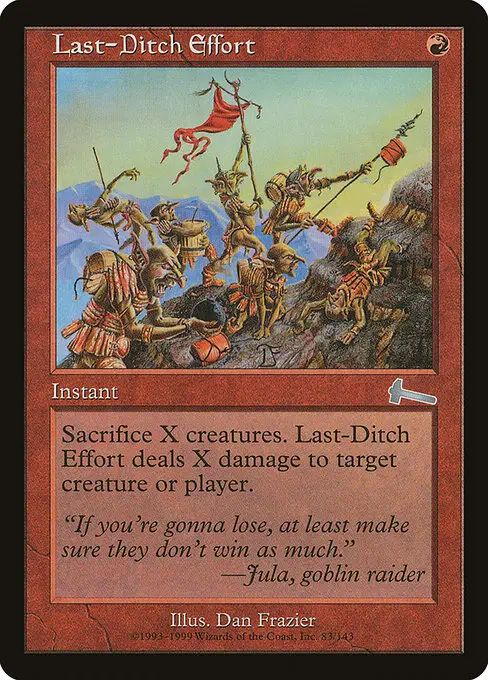 Last-Ditch Effort [Foil]