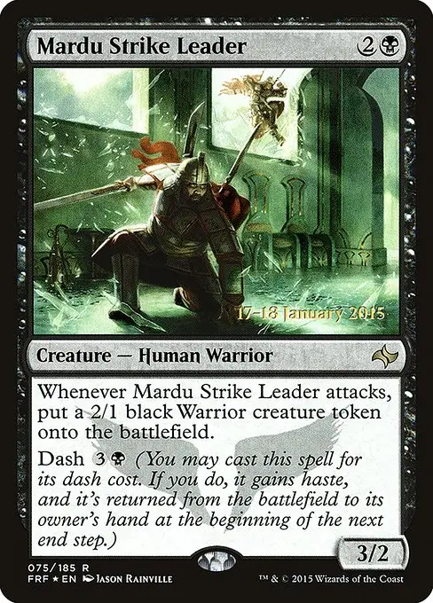Mardu Strike Leader [Foil]