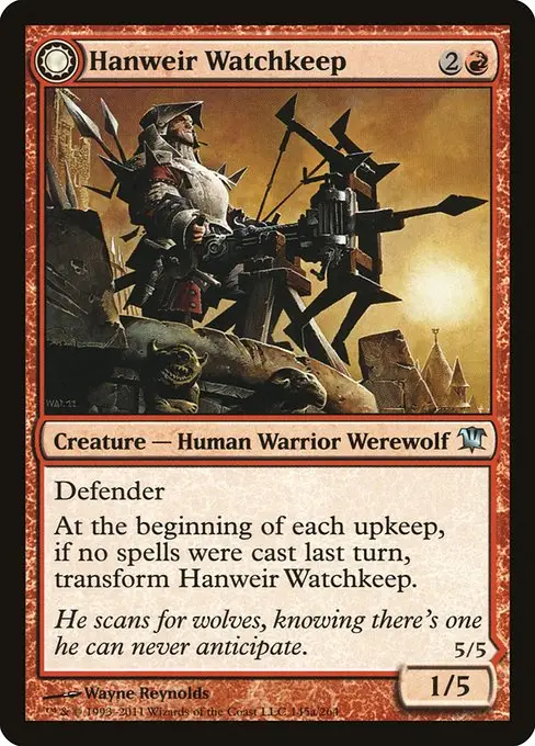 Hanweir Watchkeep // Bane of Hanweir [Foil]