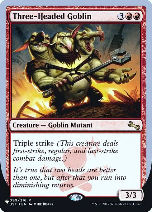 Three-Headed Goblin [Foil]