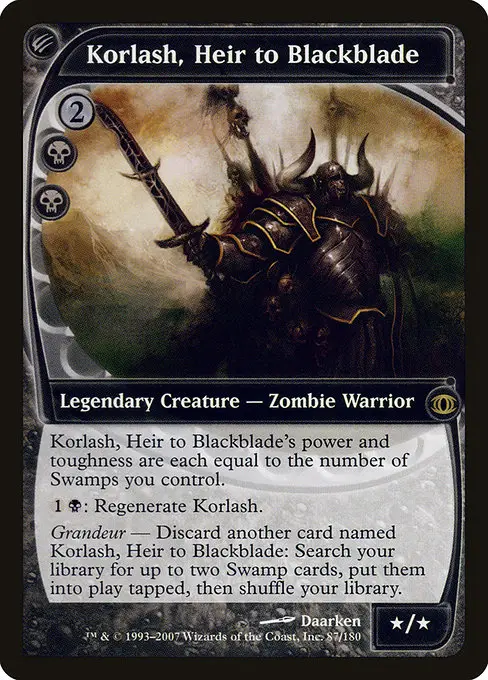 Korlash, Heir to Blackblade [Foil]