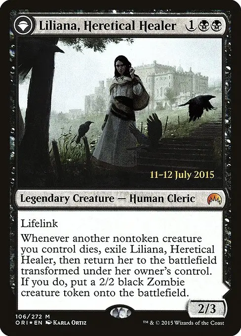 Liliana, Heretical Healer // Liliana, Defiant Necromancer [Foil]