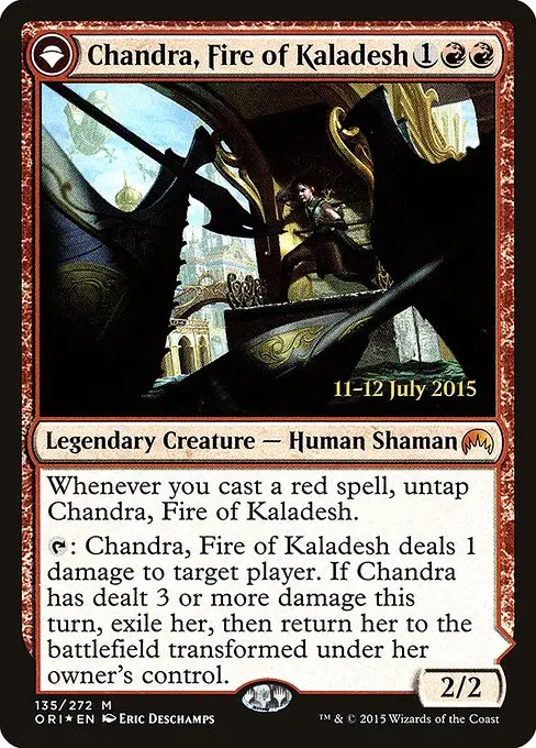 Chandra, Fire of Kaladesh // Chandra, Roaring Flame [Foil]