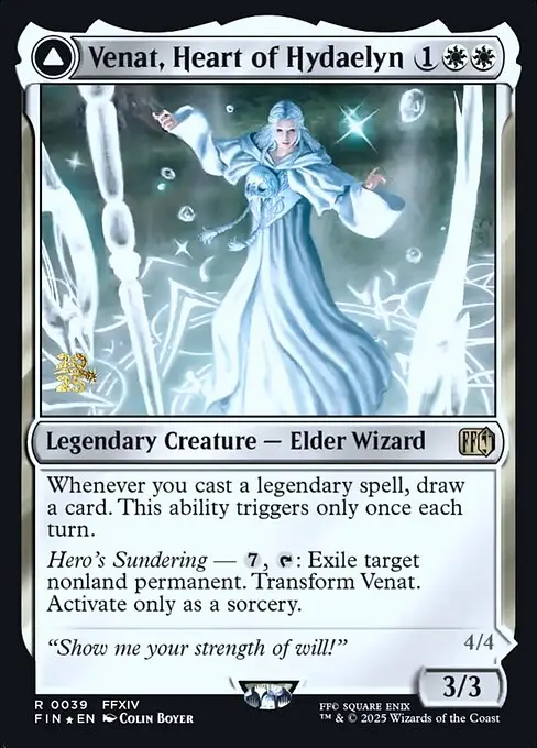 Venat, Heart of Hydaelyn // Hydaelyn, the Mothercrystal [Foil]