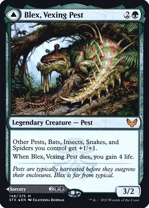Blex, Vexing Pest // Search for Blex [Foil]