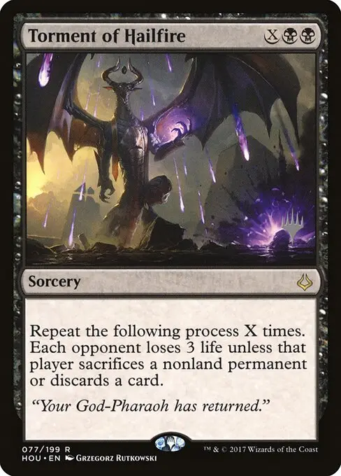 Torment of Hailfire [Foil]