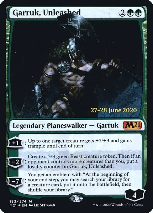 Garruk, Unleashed [Foil]