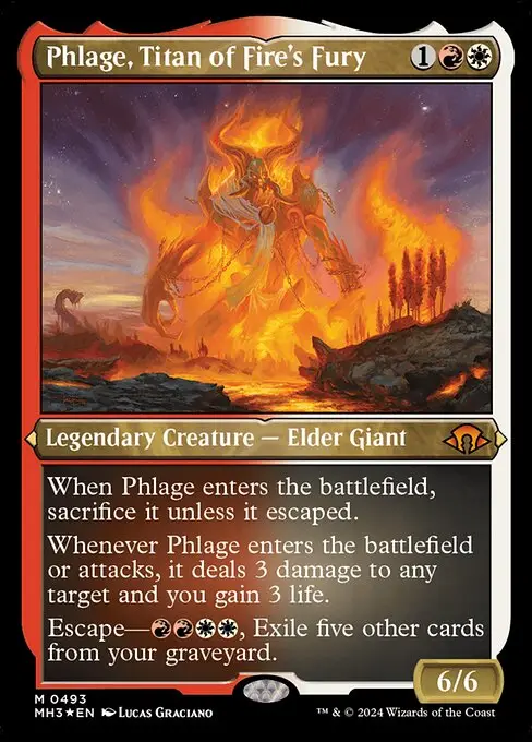 Phlage, Titan of Fire's Fury [Etched]