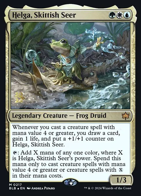 Helga, Skittish Seer [Foil]