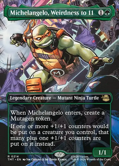 Michelangelo, Weirdness to 11 [Foil]