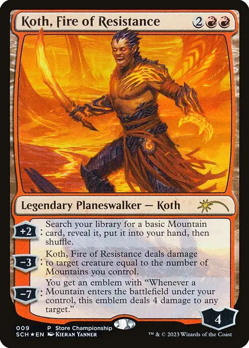 Koth, Fire of Resistance [Foil]