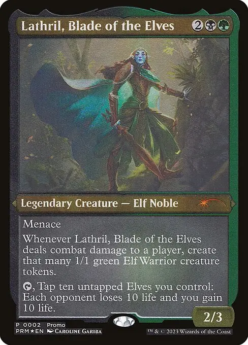 Lathril, Blade of the Elves [Etched]