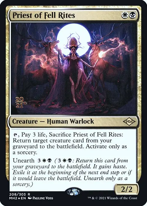 Priest of Fell Rites [Foil]