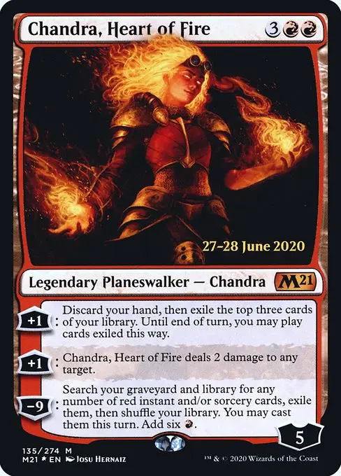 Chandra, Heart of Fire [Foil]
