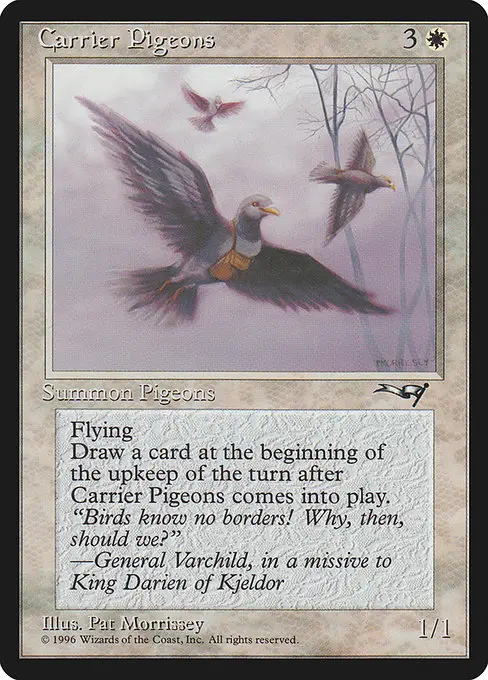 Carrier Pigeons
