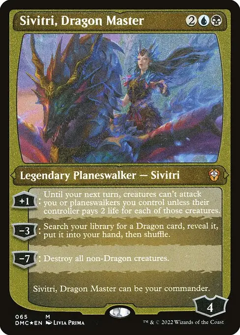 Sivitri, Dragon Master [Etched]