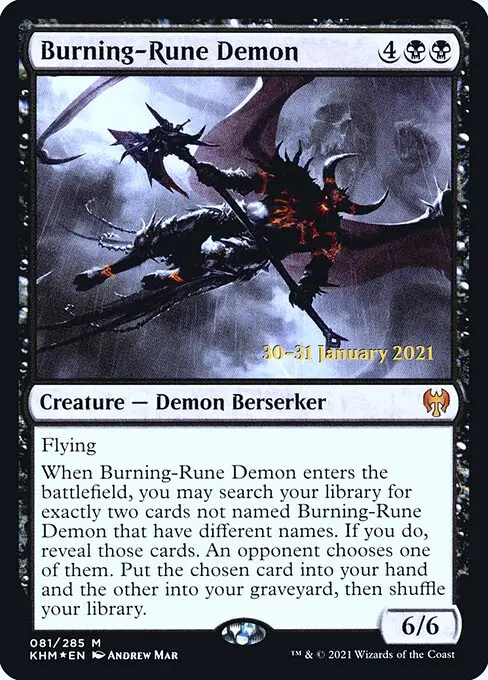 Burning-Rune Demon [Foil]